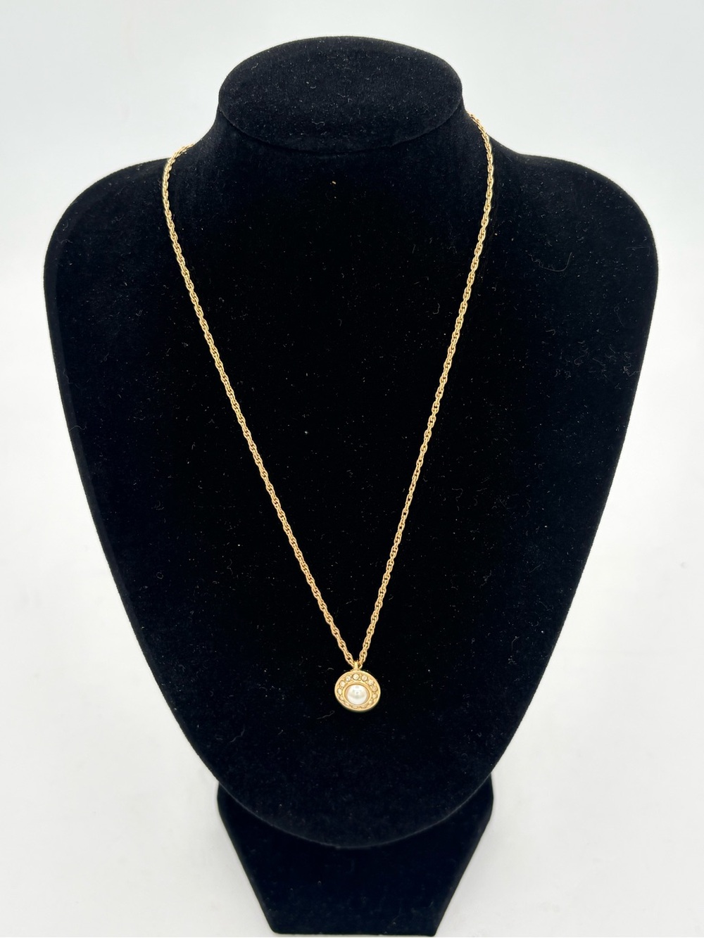 Dior Crystal & Pearl necklace